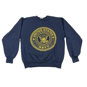 Vintage Soffe United States Navy Sweatshirt Mens Medium Military Crewneck USA